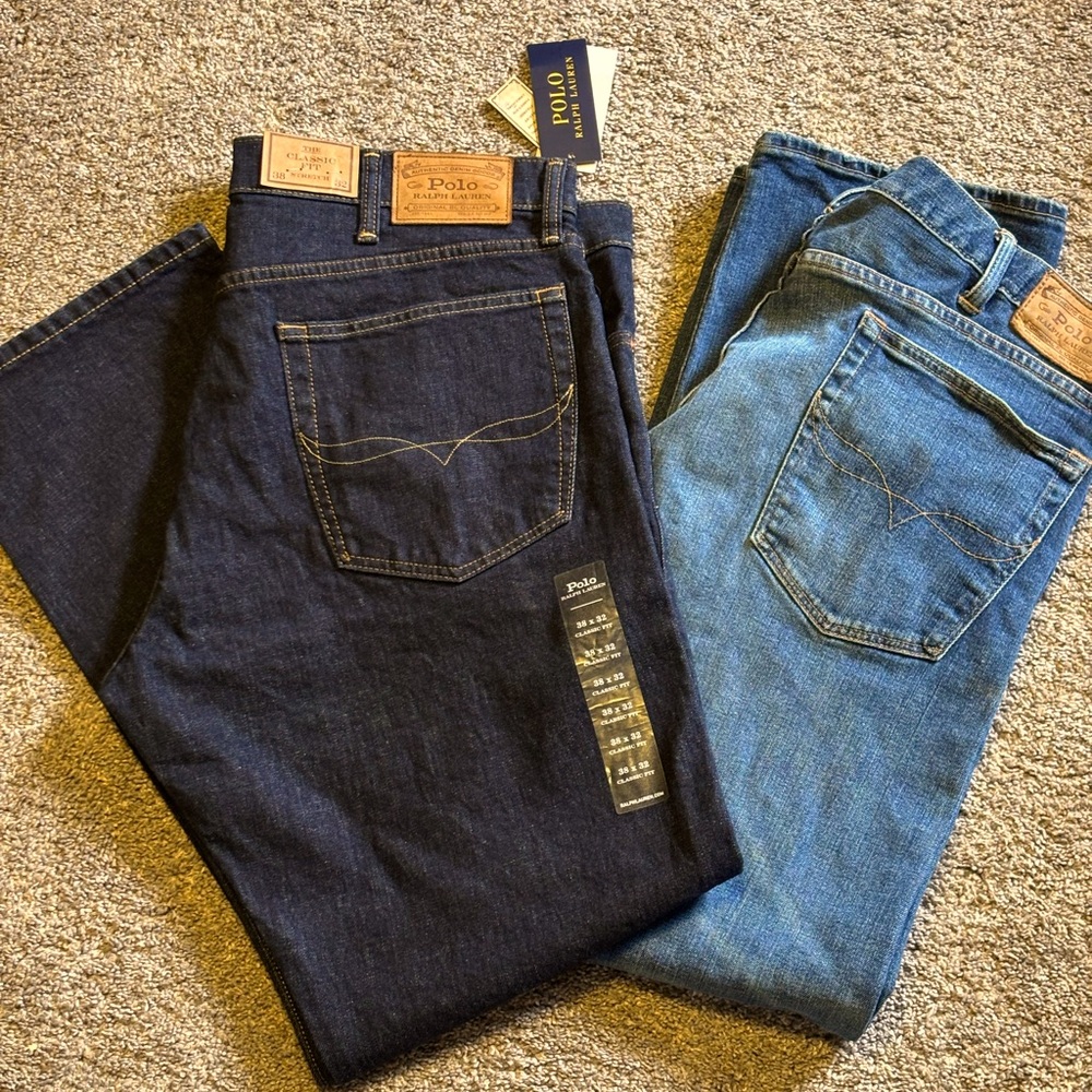 Men’s Polo jeans. Size 38x32.